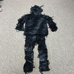 Kids Black Mummy/Zombie Costume